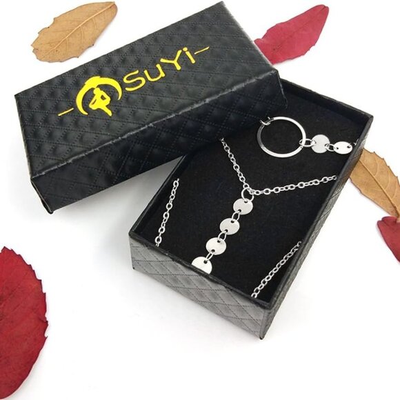 Choker Necklace Thin Long Chain for Women Lady - Picture 6 of 7